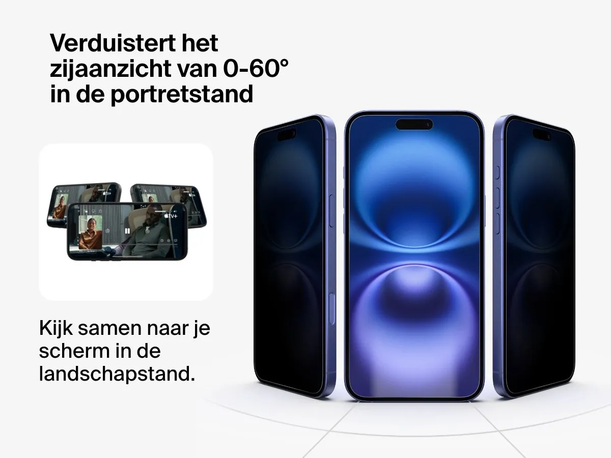 Belkin InvisiGlass Privacy Screenprotector iPhone 16/15 Plus & 14 Pro Max - afbeelding 6 van 6