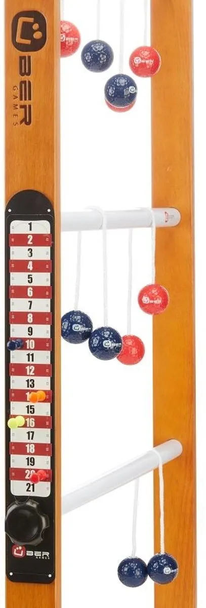 Ubergames Laddergolf Scoreboard - Rood/Wit
