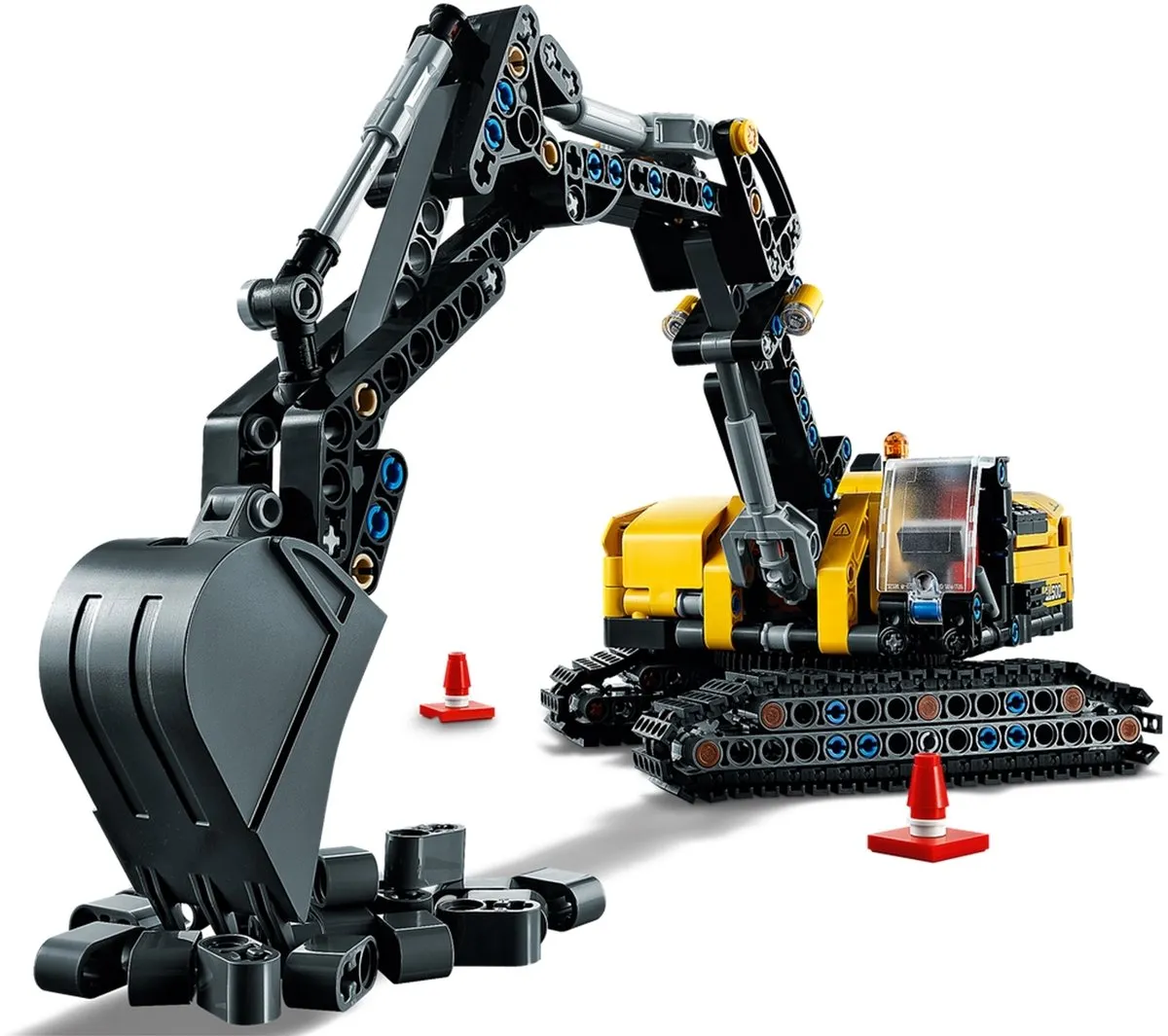 LEGO Technic Zware Graafmachine 42121 - 569 Stukken - Geel