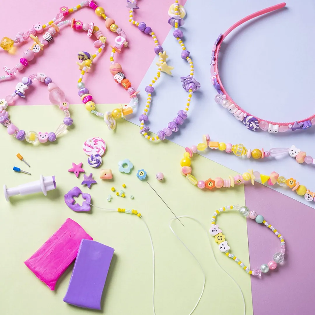 Creativ Company Hobbyset Sieraden Maken Pastel - Multikleurig