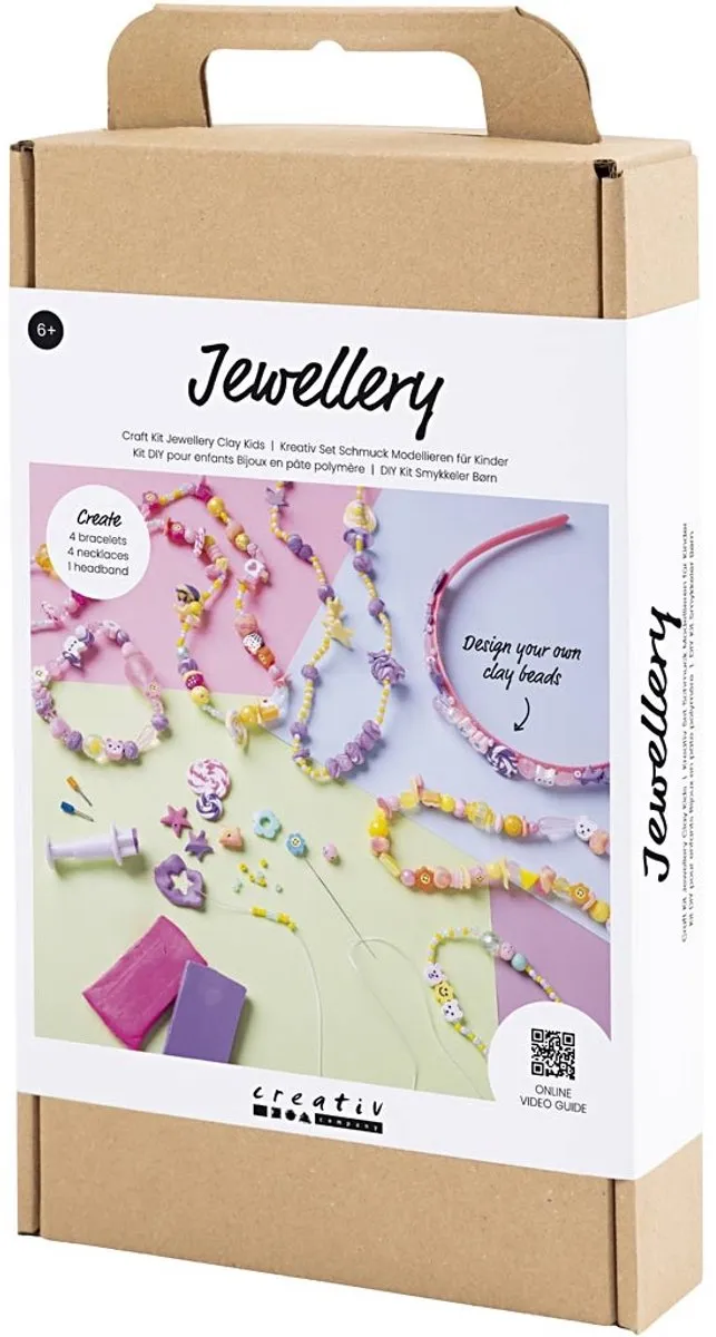 Creativ Company Hobbyset Sieraden Maken Pastel - Multikleurig