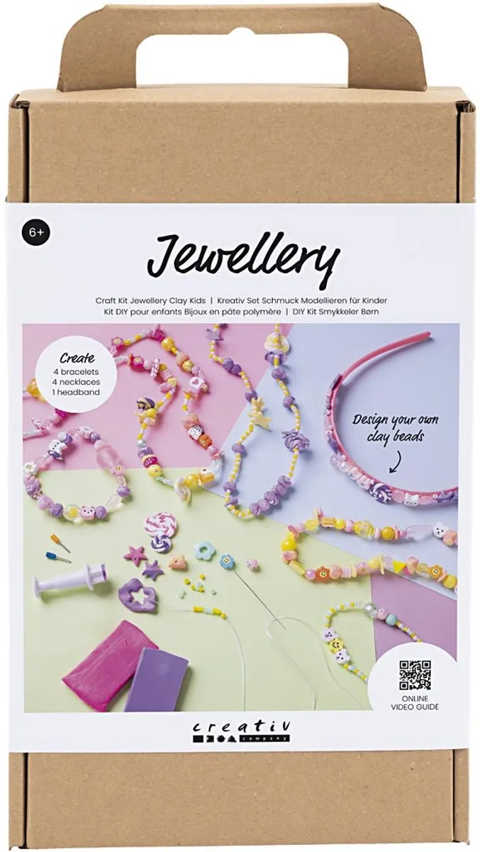 Creativ Company Hobbyset Sieraden Maken Pastel - Multikleurig
