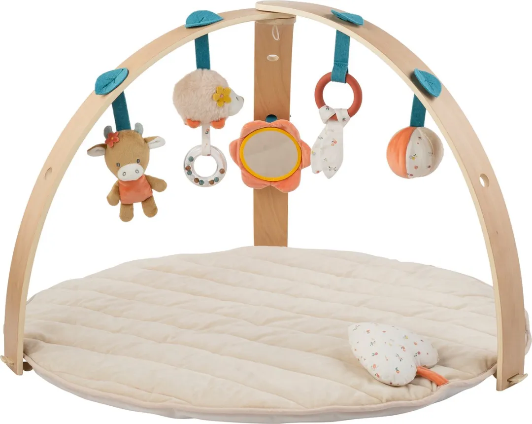 Nattou Mila Lana Zoe Speeltapijt 80x80cm Zand Beige