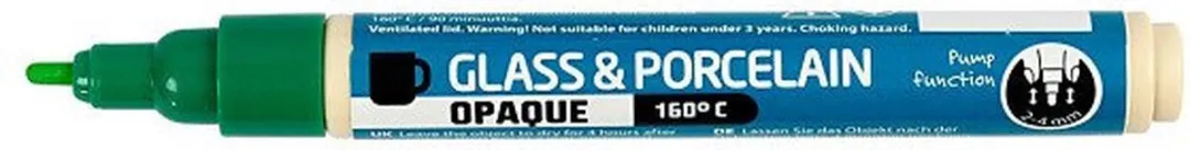 Creativ Company Glas- & Porseleinstiften Groen 2-4mm