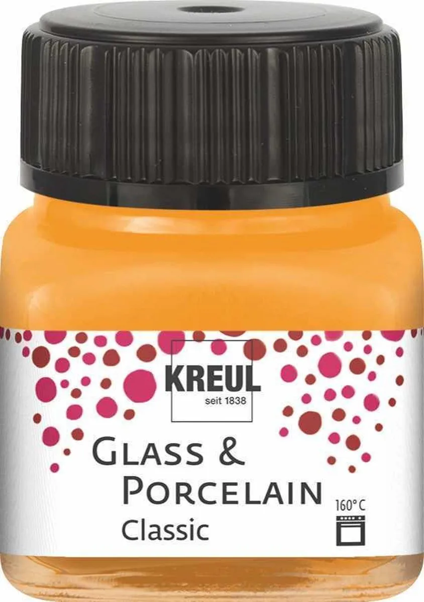 Kreul Classic Glasverf Oranje 20ml