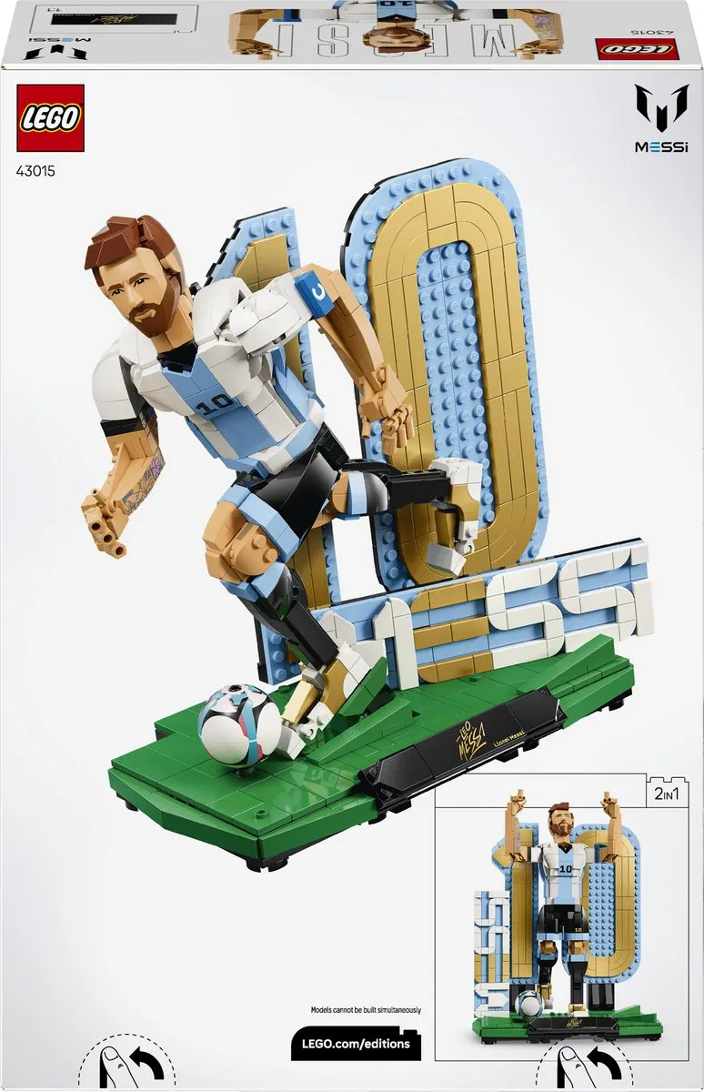 LEGO Editions Lionel Messi Voetbal Speelgoed 43015 - 958 Stukken - afbeelding 6 van 6