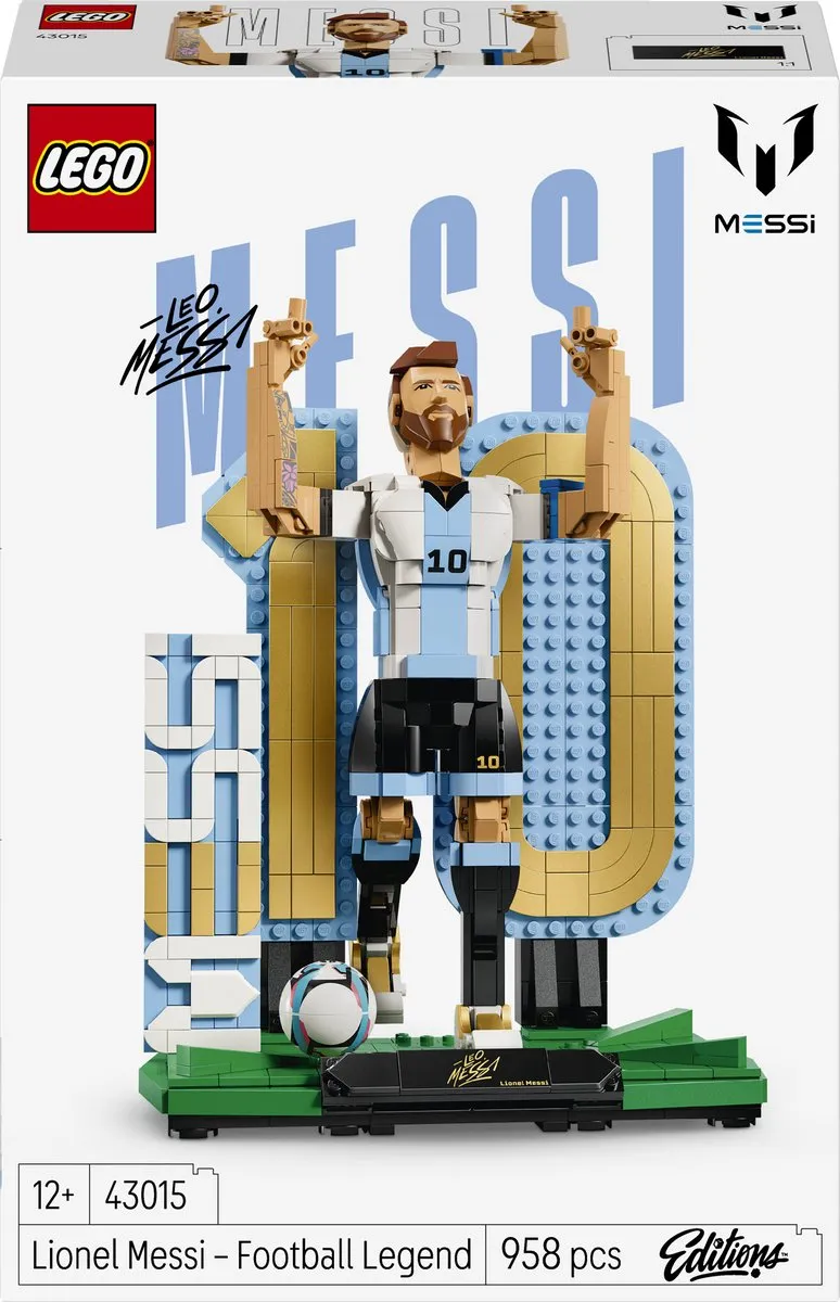 LEGO Editions Lionel Messi Voetbal Speelgoed 43015 - 958 Stukken