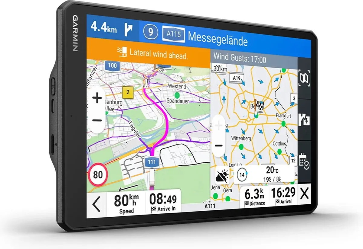Garmin Dezl LGV1020 GPS Zuignap - Zwart