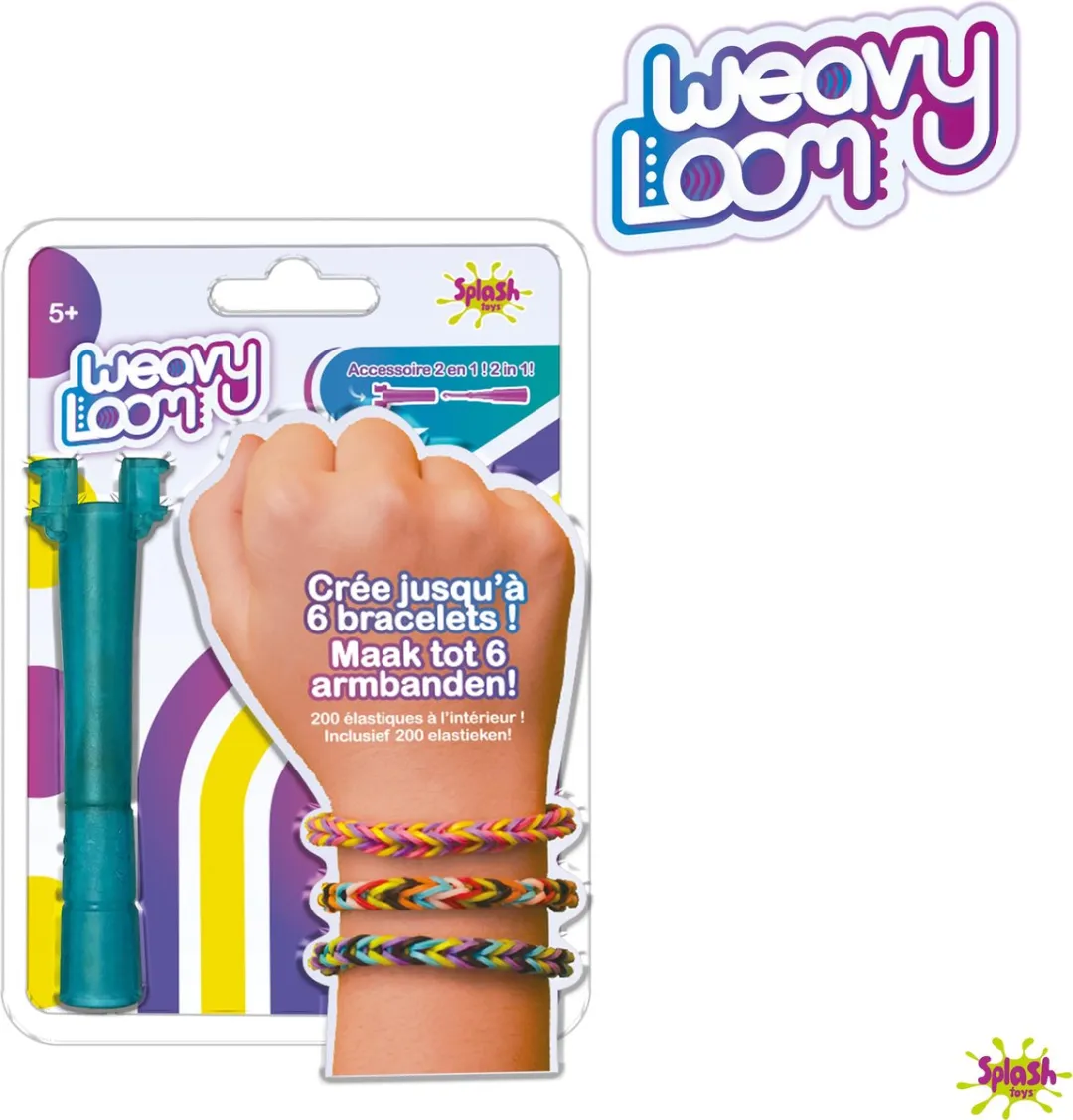 Splash Toys Weavy Loom 2in1 Accessoire - Paars - afbeelding 6 van 6