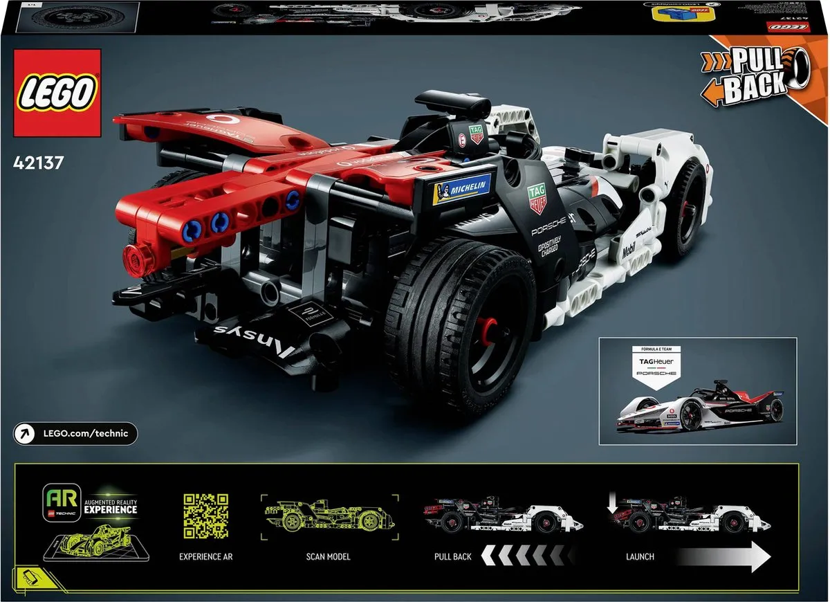 LEGO Technic Formula E Porsche 99X Electric 42137 - 422 Stukken