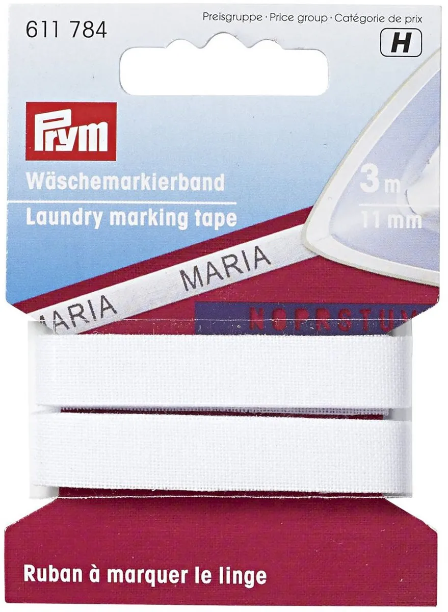 Prym Wasmarkeerband Katoen 11mm - 3m - afbeelding 2 van 5