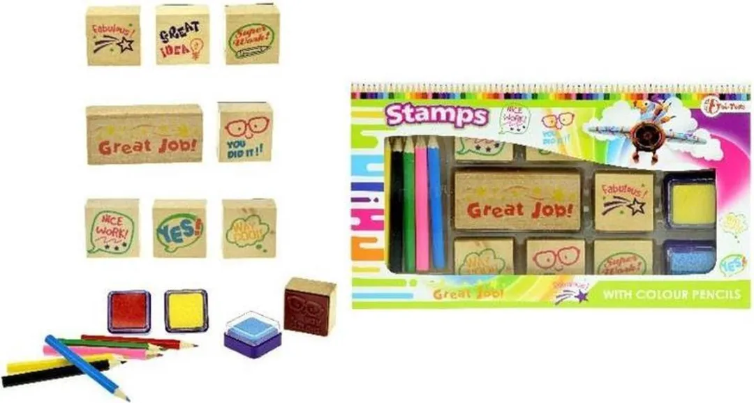 Toi-Toys Stempels met Potloden