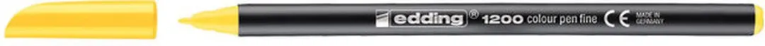 edding 1200 Rond 3-4mm Geel