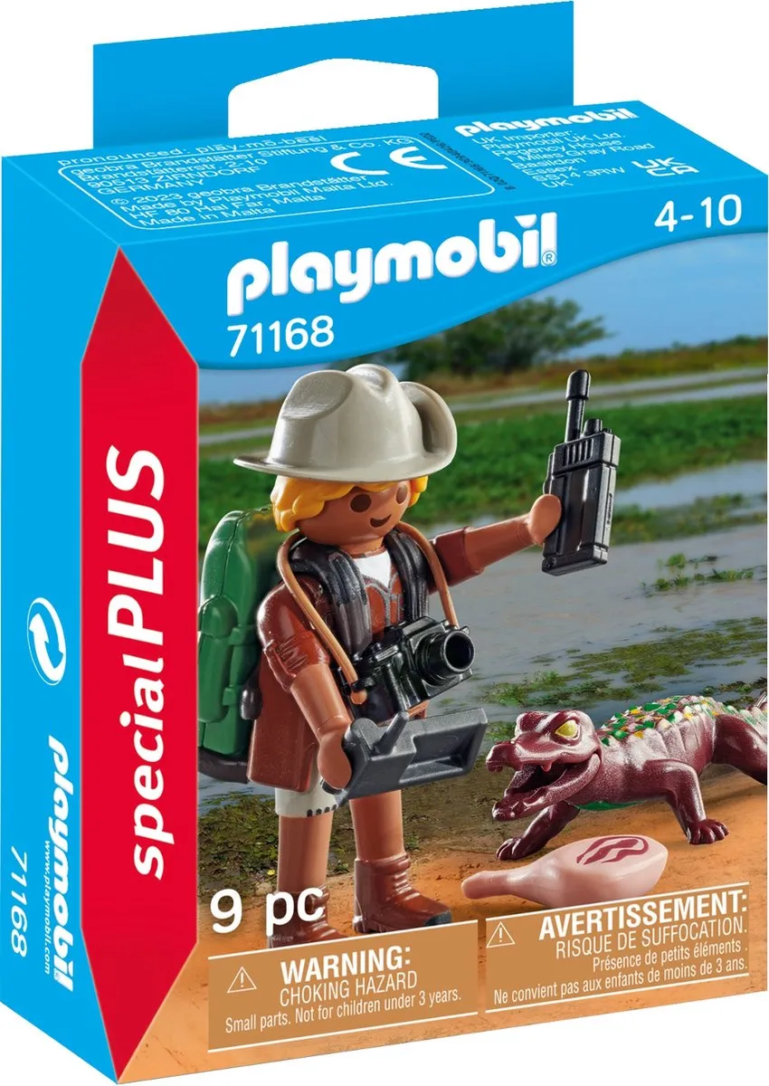Playmobil Special Plus Onderzoeker met Kaaiman 71168