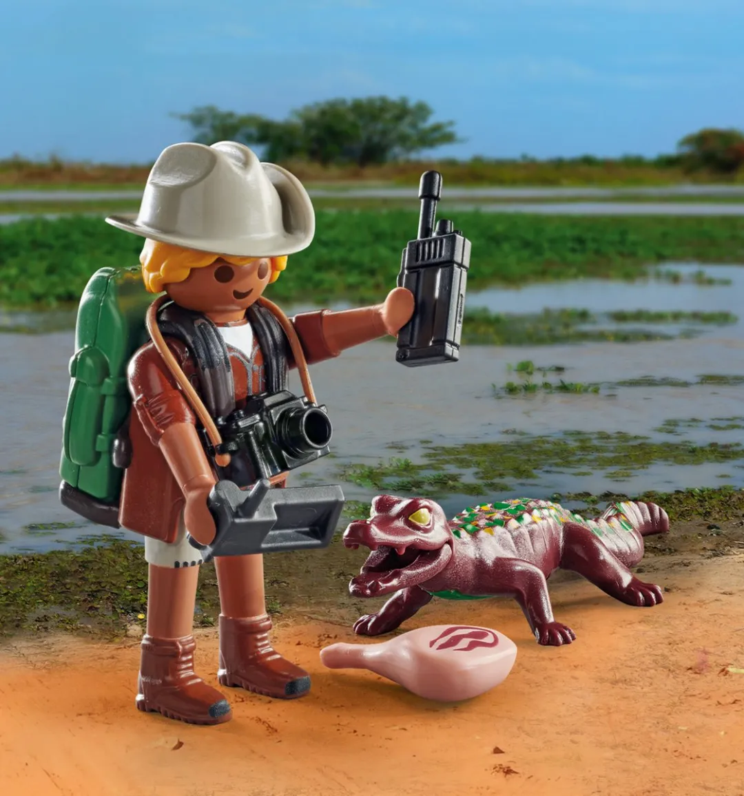 Playmobil Special Plus Onderzoeker met Kaaiman 71168 - Blauw - afbeelding 6 van 6