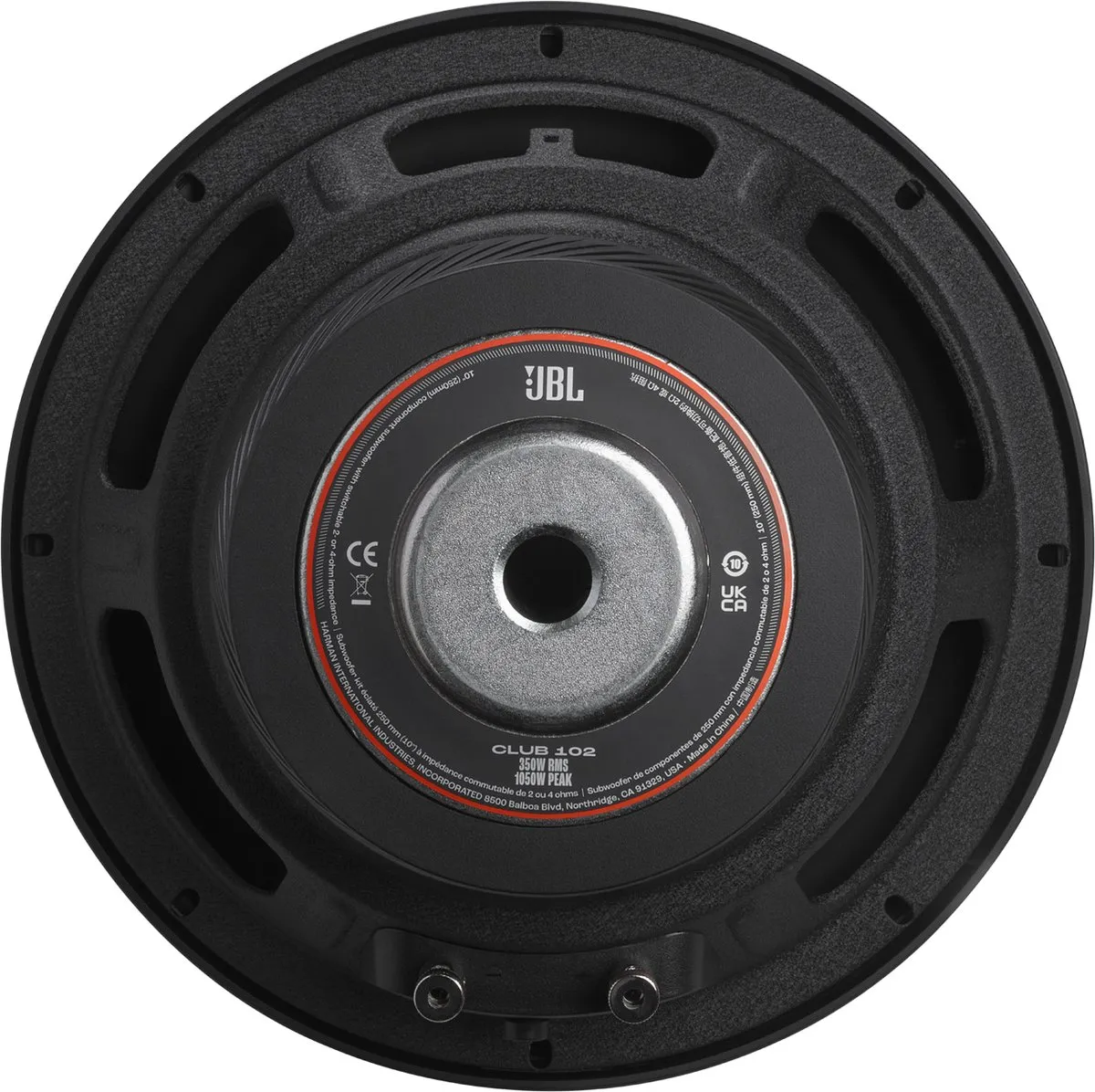 JBL Club 102 Autosubwoofer 300W RMS - 10" - Zwart