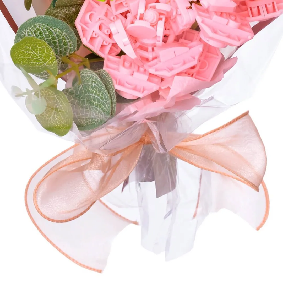 Eurekakids Bouwset Boeket Bloemen Roze - 234 Stuks - afbeelding 4 van 4