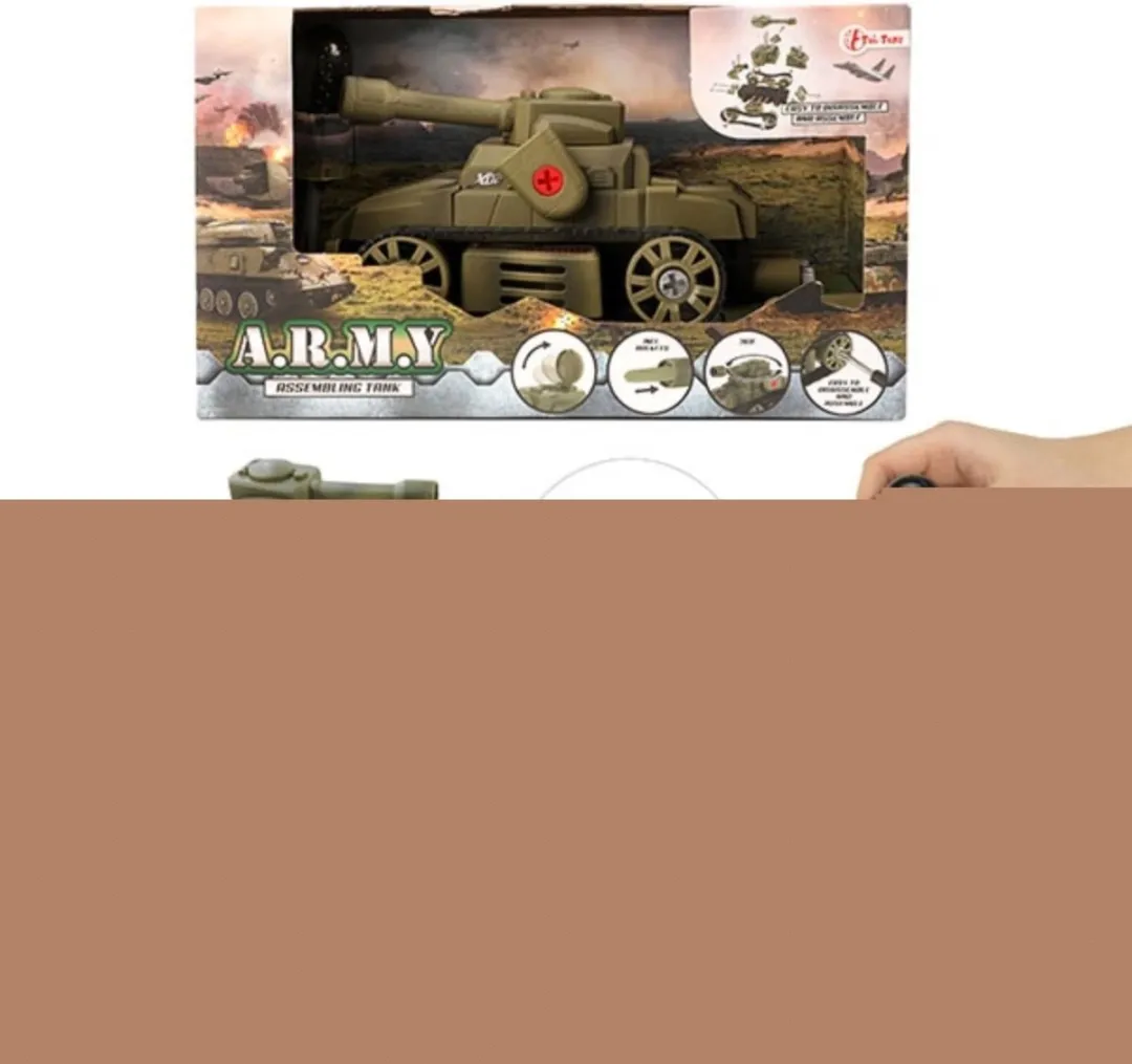 Toi-Toys Militaire Tank 5878526 - 23cm - Groen