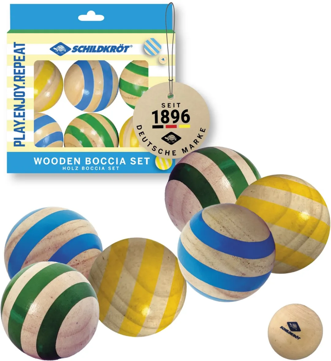 Schildkröt Houten Boccia Set Multicolor