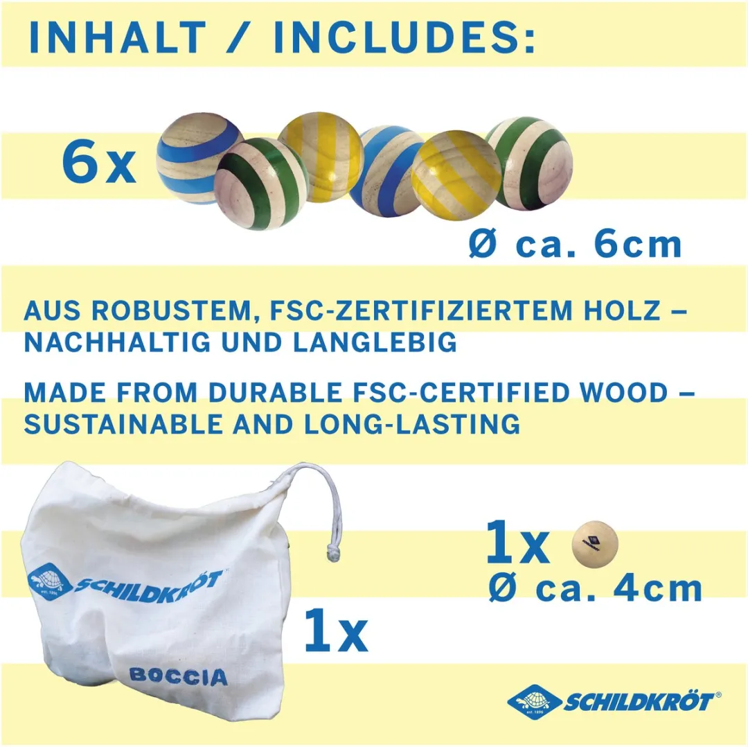 Schildkröt Houten Boccia Set Multicolor - 970007