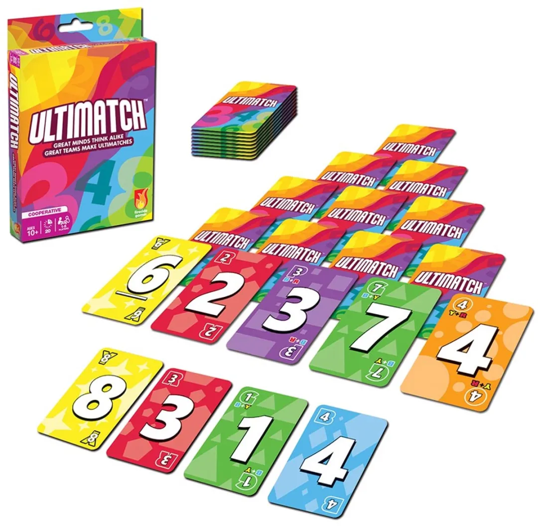 Ultimatch - Engelstalig Strategisch Kaartspel voor Familie en Vrienden met Teamwork en Puzzels - Fireside Games