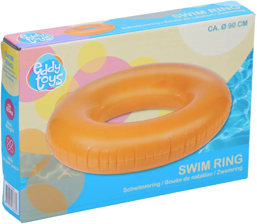 Eddy Toys Zwemring Ø90cm - 65kg - Oranje