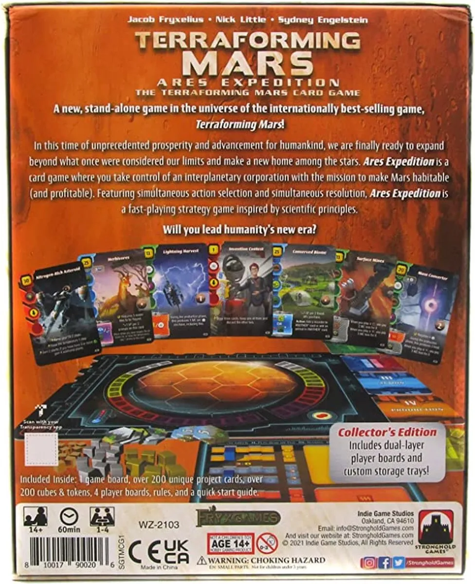 Stronghold Games Terraforming Mars Ares Expedition SGTMCG1 - Kaartspel