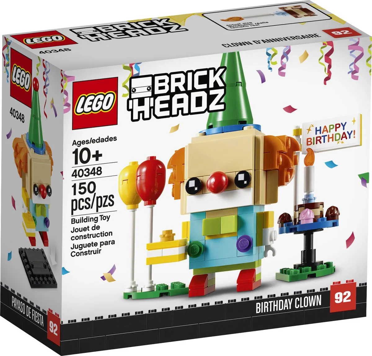 LEGO BrickHeadz Verjaardagsclown 40348 - afbeelding 6 van 6
