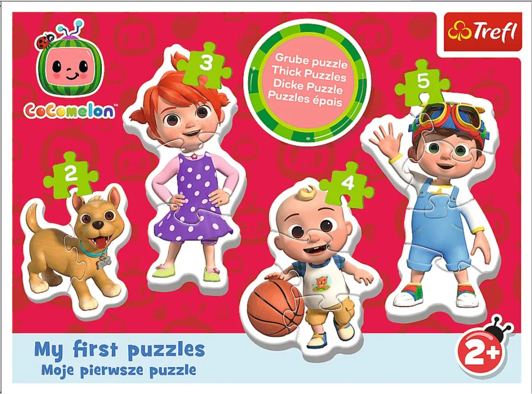 Trefl Puzzel Meerkleurig 5 Stuks - 2 jaar