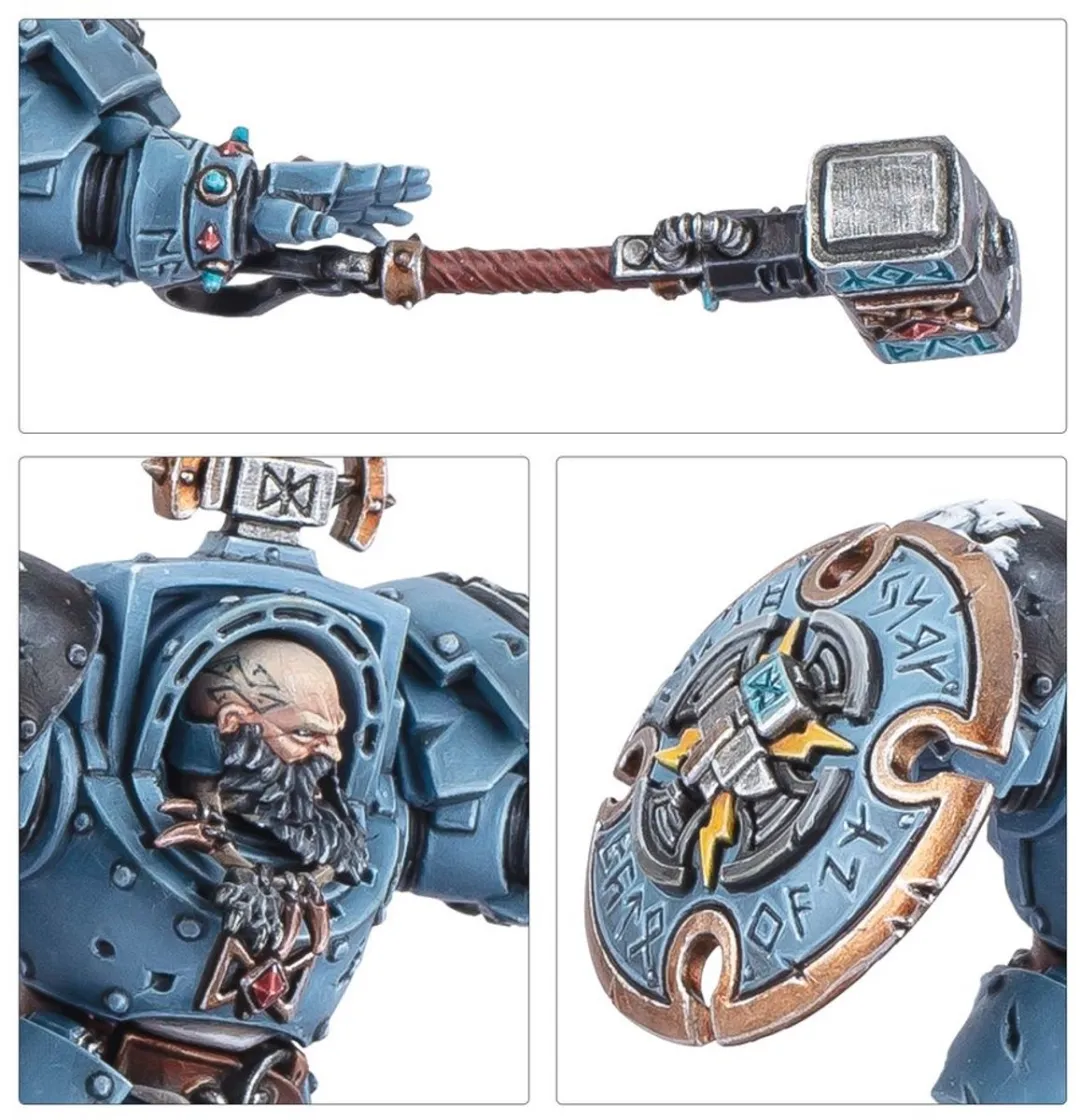 Warhammer 40K Space Wolves Arjac Rockfist 53-38