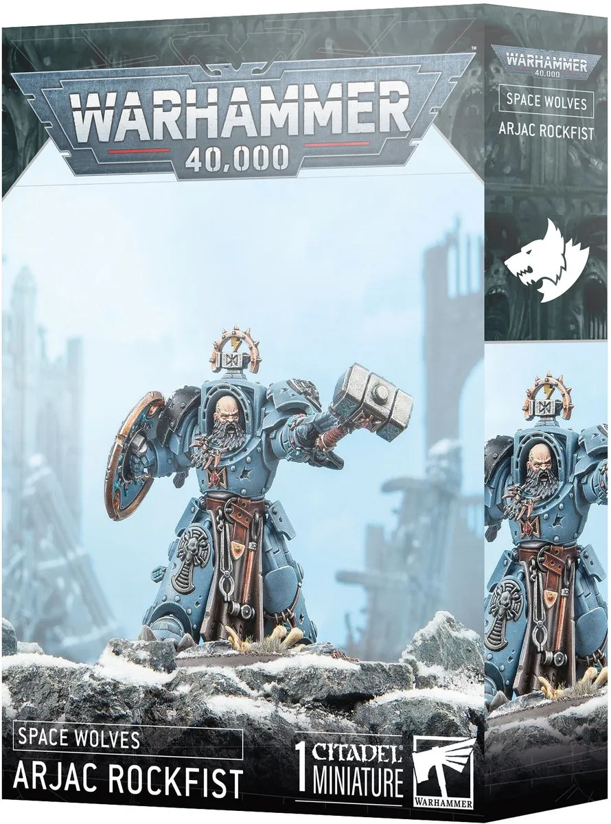 Warhammer 40K Space Wolves Arjac Rockfist 53-38