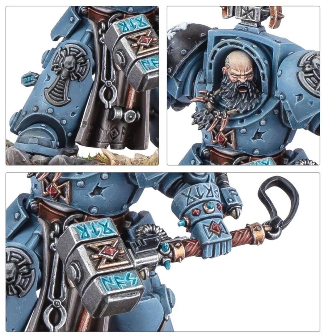 Warhammer 40K Space Wolves Arjac Rockfist 53-38