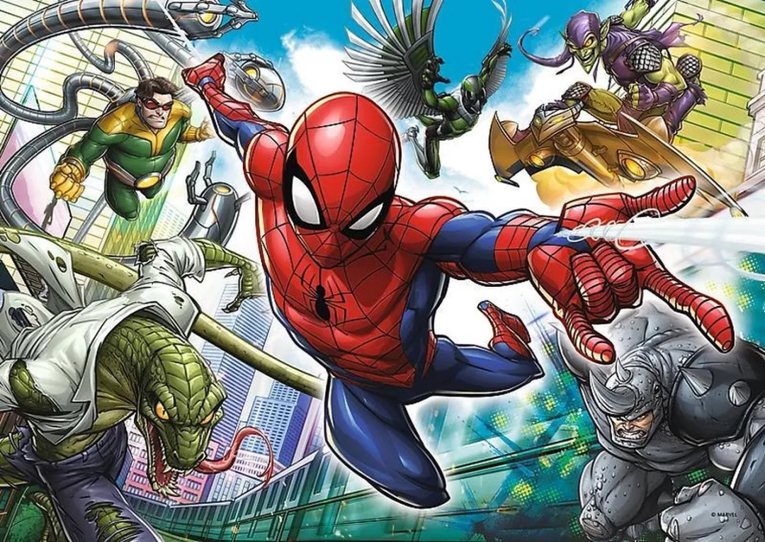 Trefl Disney Marvel Spiderman Puzzel 1000 Stuks - Multicolor