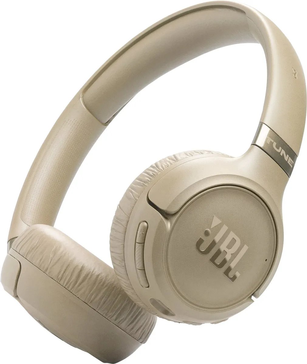 JBL Tune 680NC Draadloze Noise Cancelling Koptelefoon - Beige