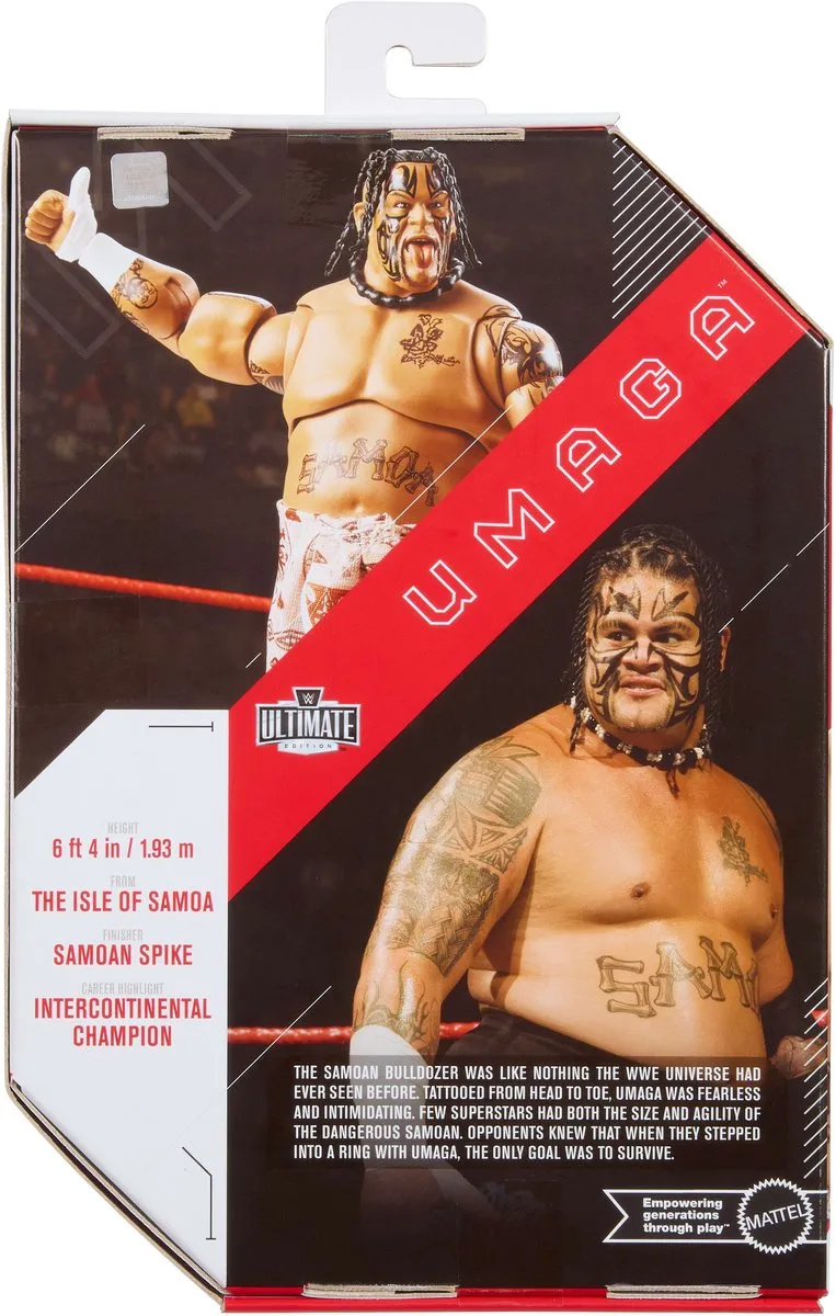 Mattel WWE Ultimate Edition Umaga Actiefiguur 6 inch - Multicolor