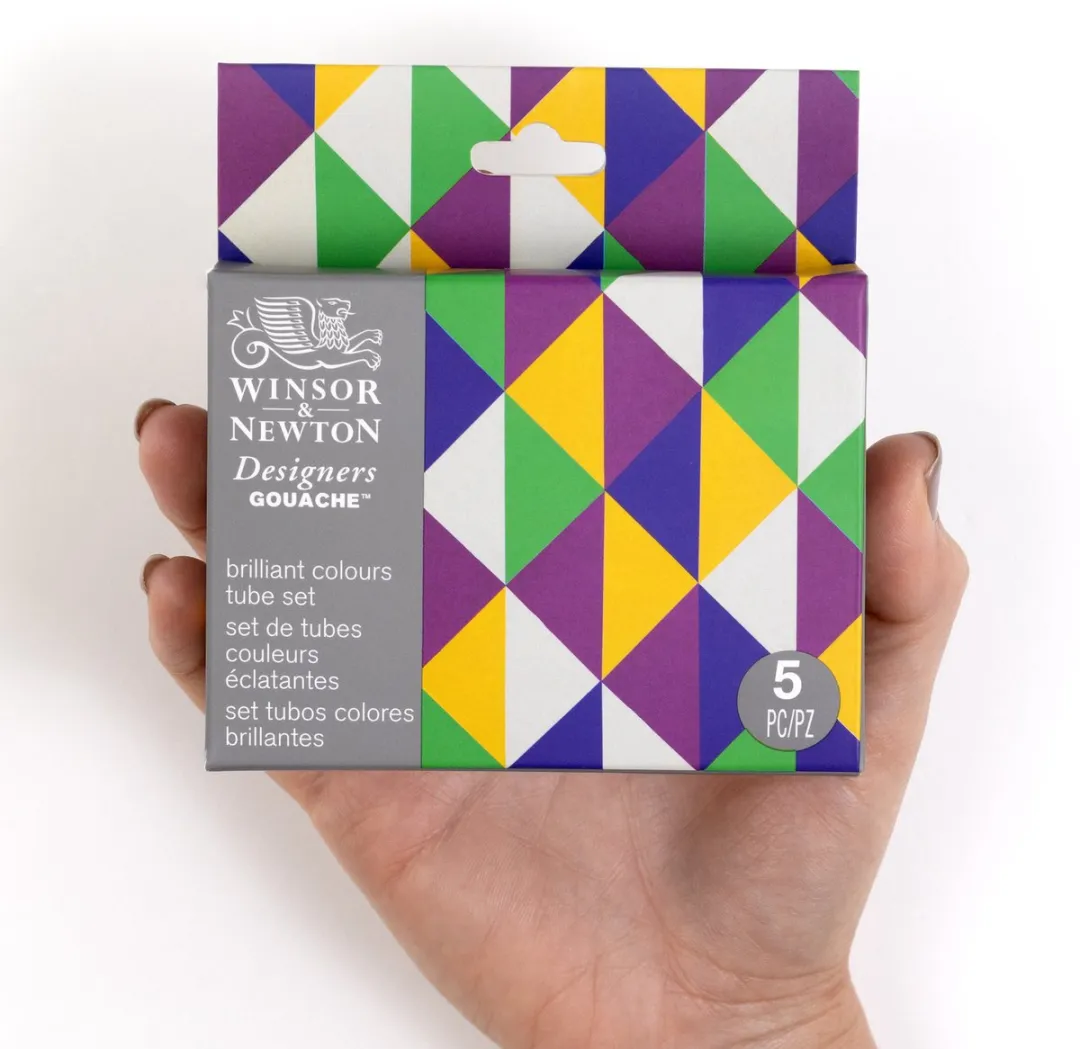 Winsor & Newton Designers Gouache Brilliant Set - 5 Kleuren 70ml