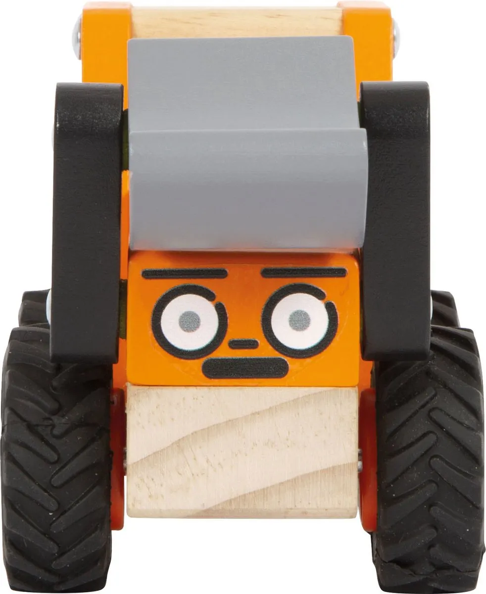 Small Foot Houten Graafmachine 12447 - Oranje