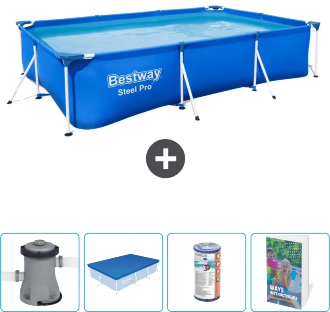 Bestway Steel Pro Zwembad 300x201x66cm