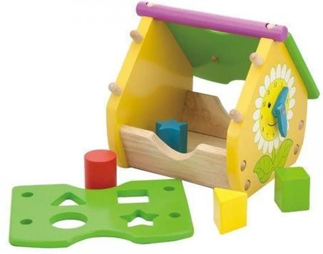 Vigatoys Activiteitenhuisje - Geometrische Blokken Multicolor