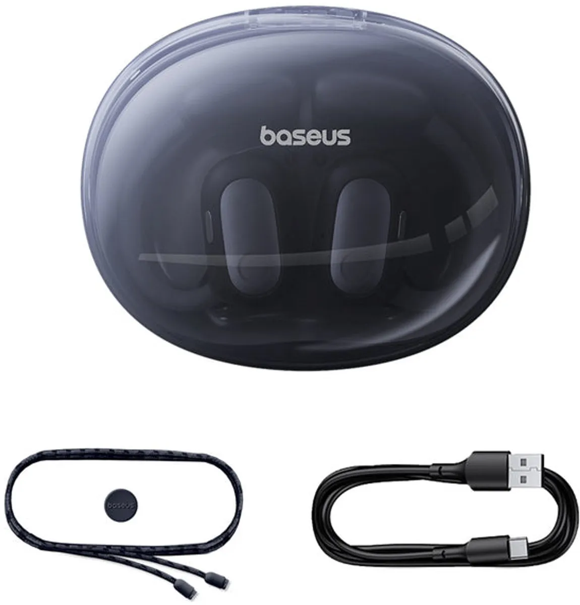 Baseus Eli Sport 1 A00064400121-00 Open-Ear Oordopjes - IPX4 - Zwart