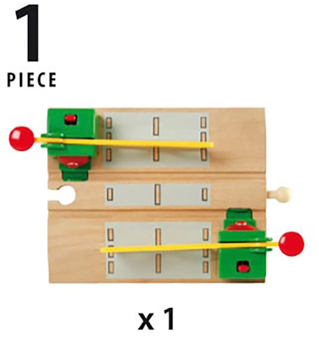 BRIO Magnetische Spoorwegovergang 33750 - Geel
