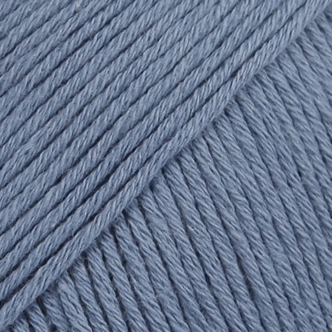 Drops Safran Uni Colour Denimblauw Katoen Garen