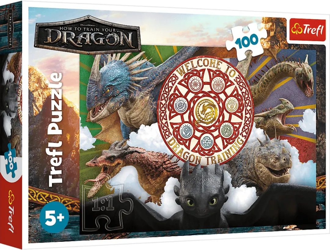 Trefl How to Train Your Dragon Puzzel 100 Stuks