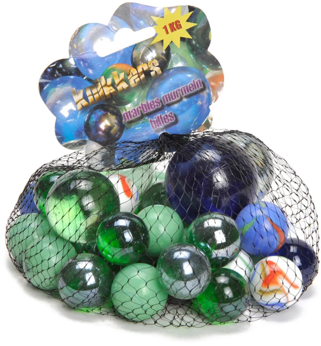 Toys Amsterdam Knikkers XL Glas 1000g - Multicolor