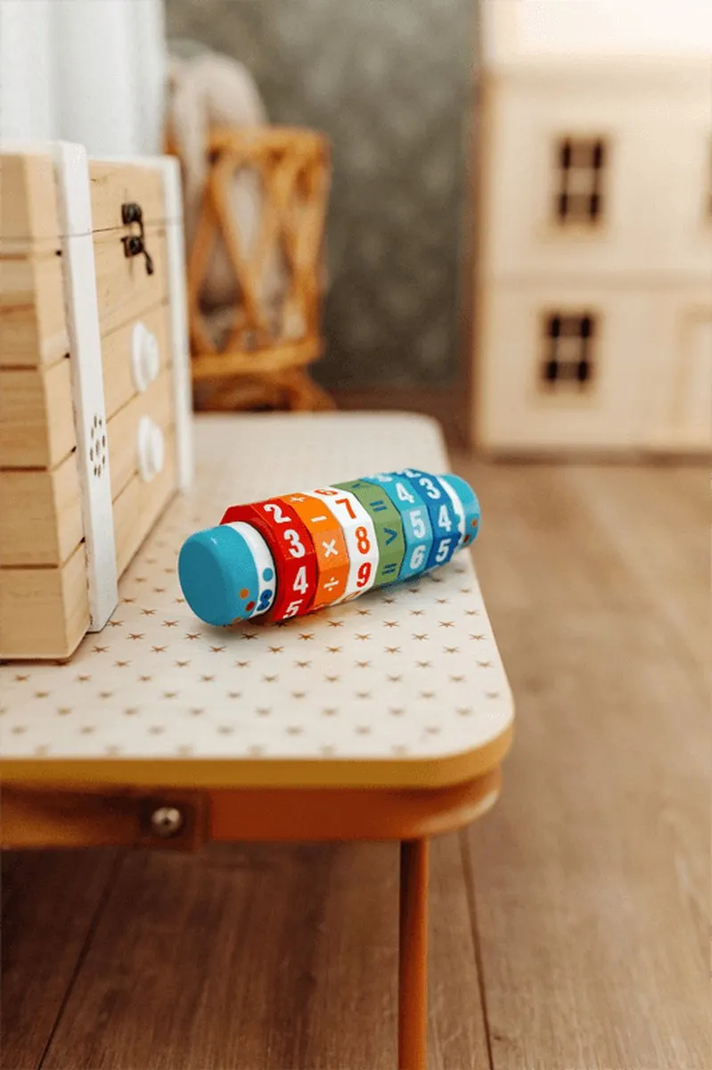 Small Foot Draaibare Rekenhulp Hout 10527 - Multicolor