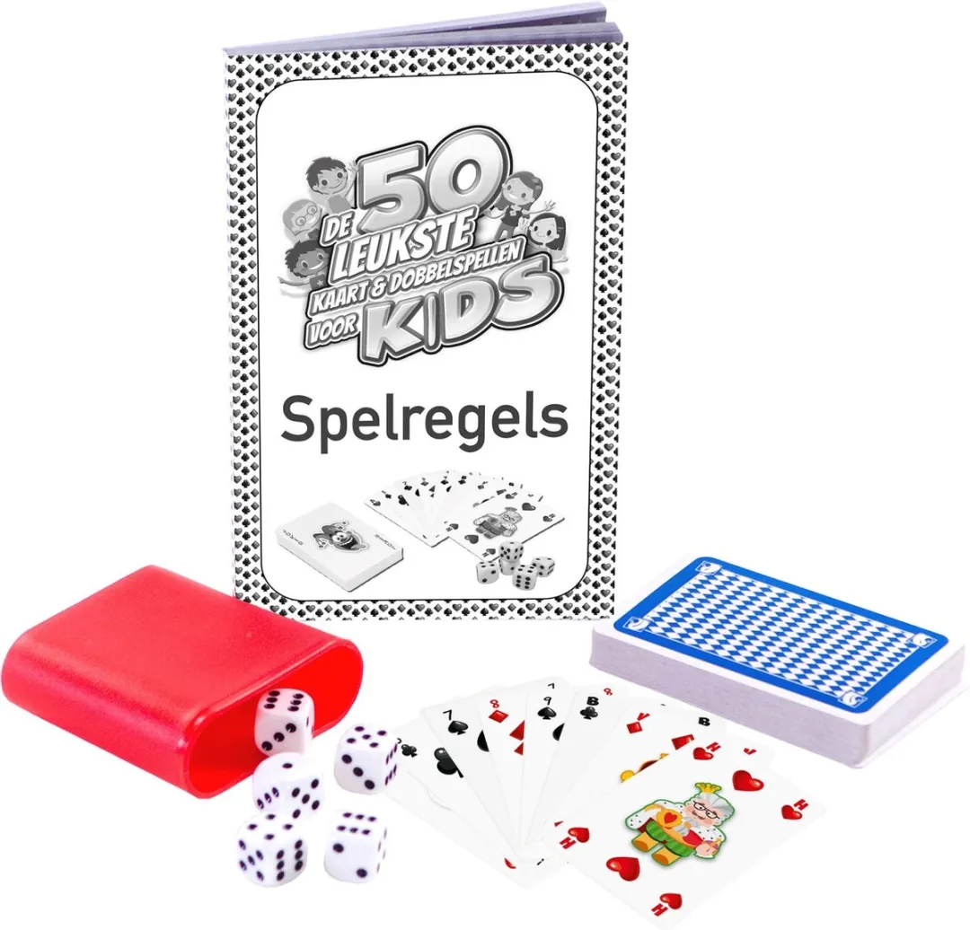 Clown Games Kids 50 Kaart & Dobbelspellen - 2007871