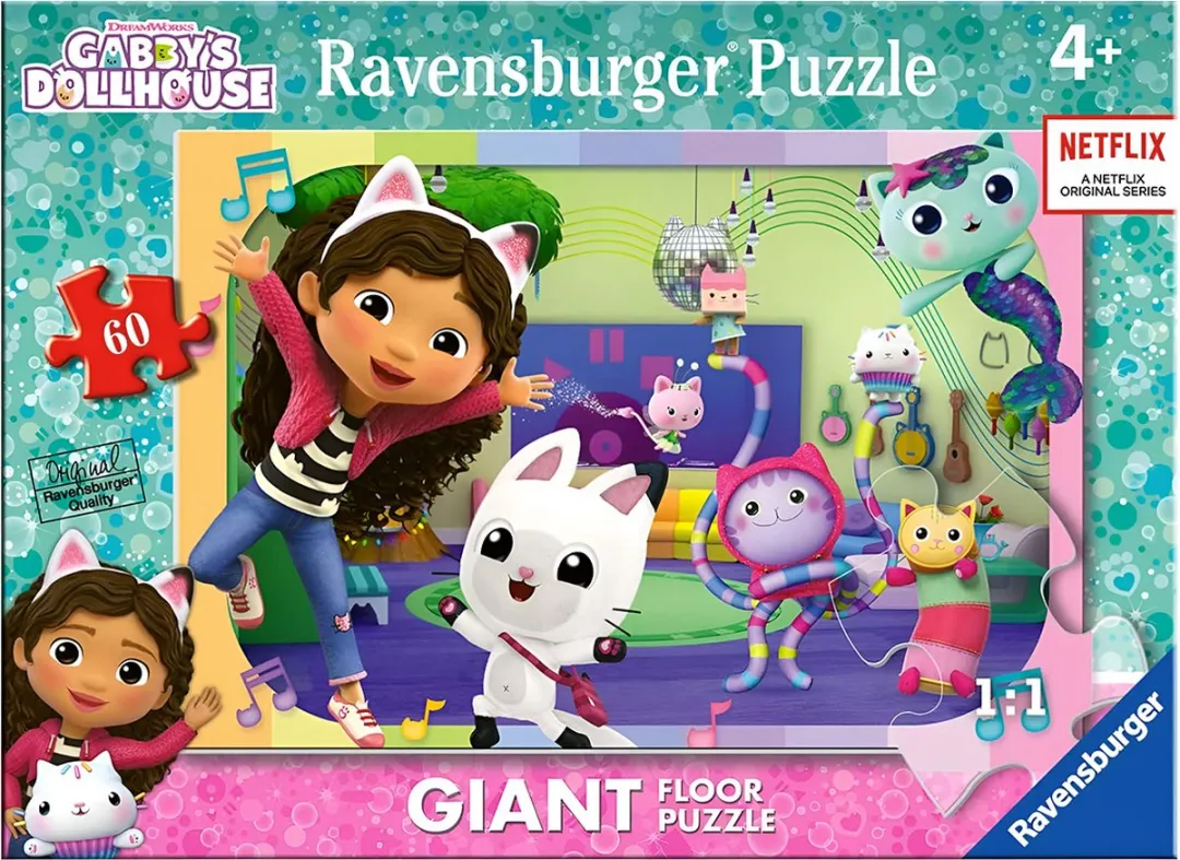 Ravensburger Gabby's Poppenhuis Puzzel 60 Stuks