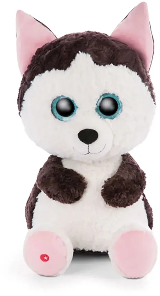 Nici Pluchen Knuffel Husky Barkley 45cm - Multicolor
