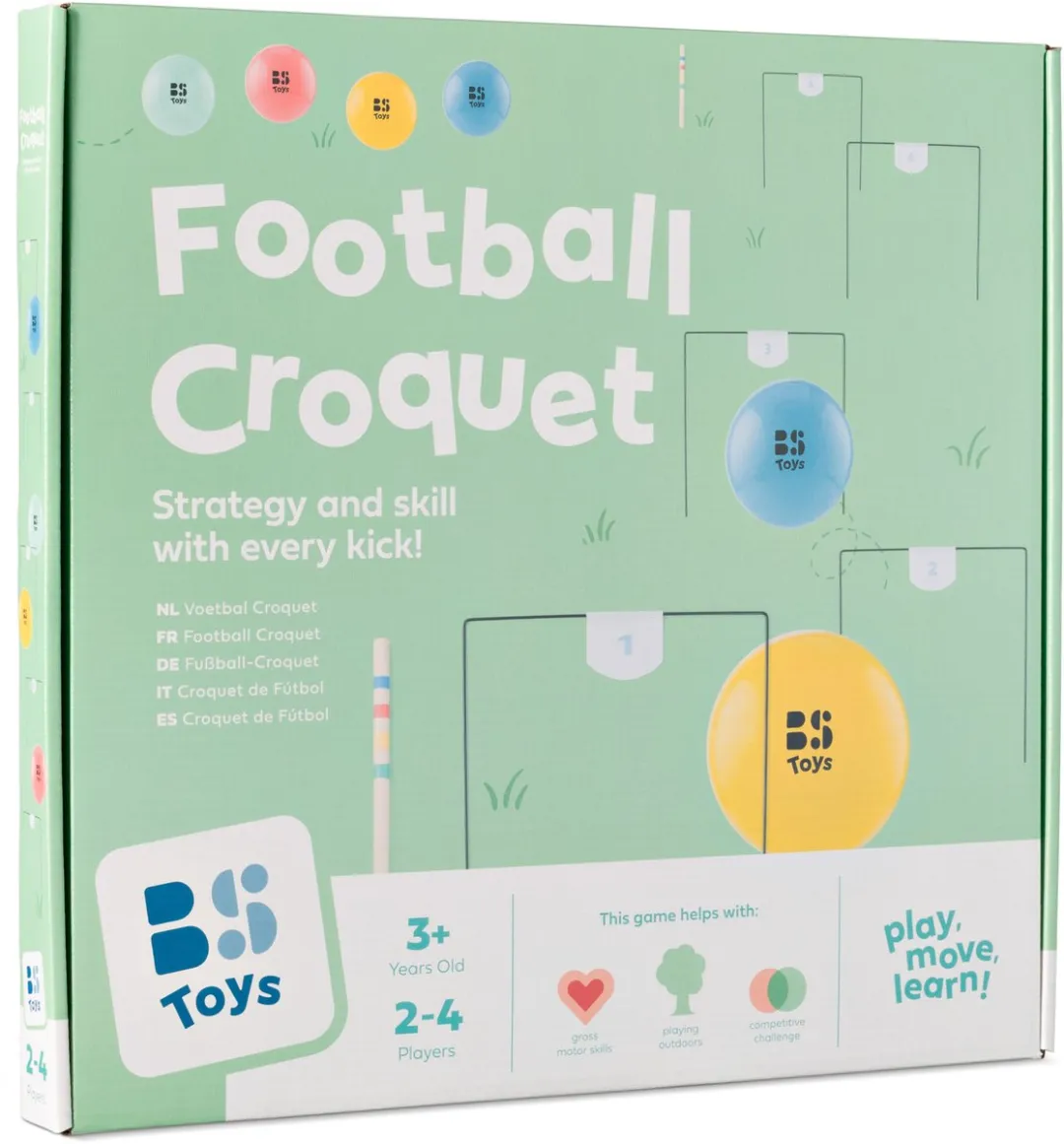 BS Toys Voetbal Croquet GA557 - 4 Ballen
