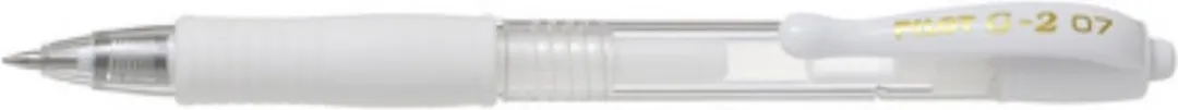 Pilot G-2 Pastel Wit 0.7mm - 1 Stuk